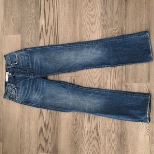Denim Forum The Vintage Jane High Rise Boot jeans, blue, size 25